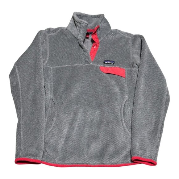 Patagonia Re-Tool Snap-T Womens Small Fleece Pullover Fleece Sweater Gray - Picture 1 of 5